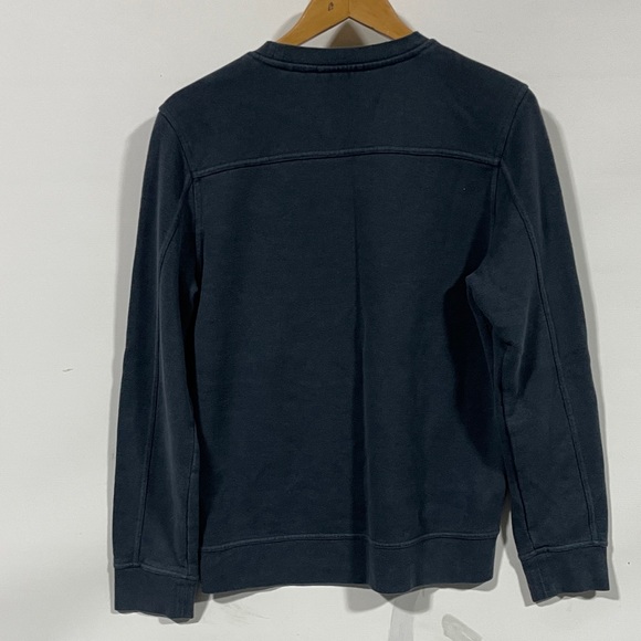 Prana Dark Blue fleece Crewneck Sweatshirt - Picture 3 of 3
